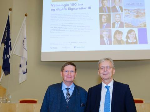 Málþing vegna útgáfu Eignaréttar III og 100 ára afmælis vatnalaga